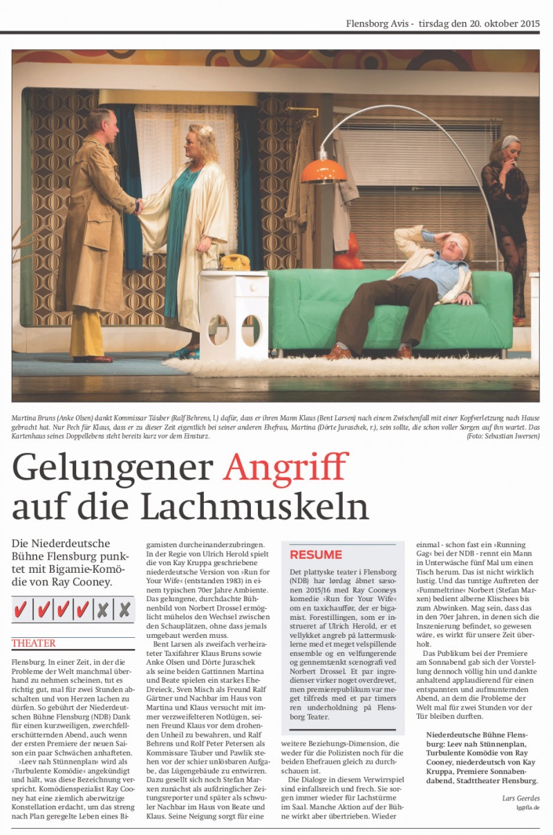 Leev nah Stuennenplan - Kritik Avis