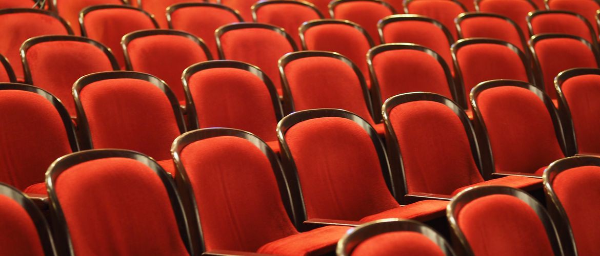 Sitze im Zuschauerraum des Stadttheaters Flensburg