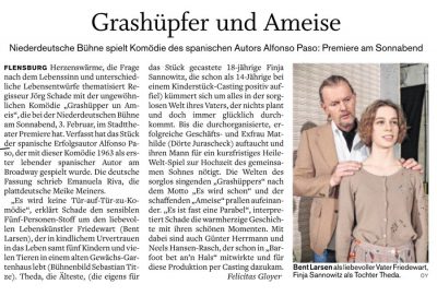 Grashüpper un Ameis - Vorbericht