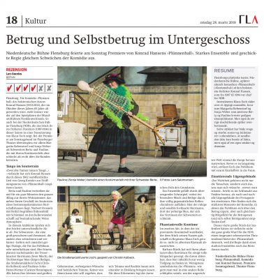 Plünnenball - Bericht im Flensborg Avis