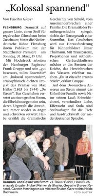 De Strom - Vorbericht im Flensburger Tageblatt