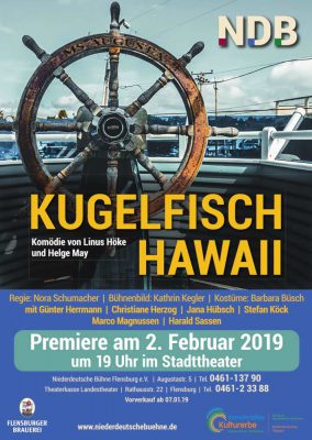 Kugelfisch-Hawaii Plakat