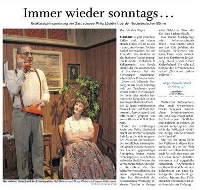 Bericht im Flensburger Tageblatt