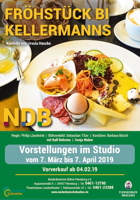 Plakat: Fröhstück bi Kellermanns im NDB-Studio