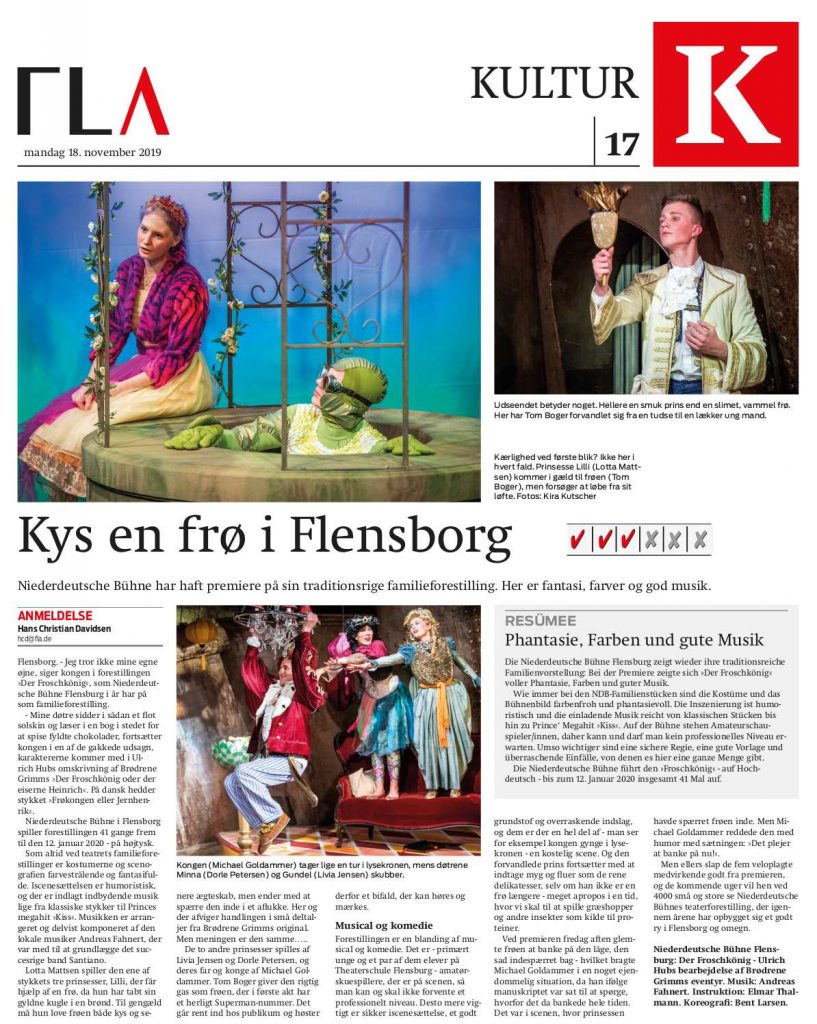 Beitrag im Flensborg Avis